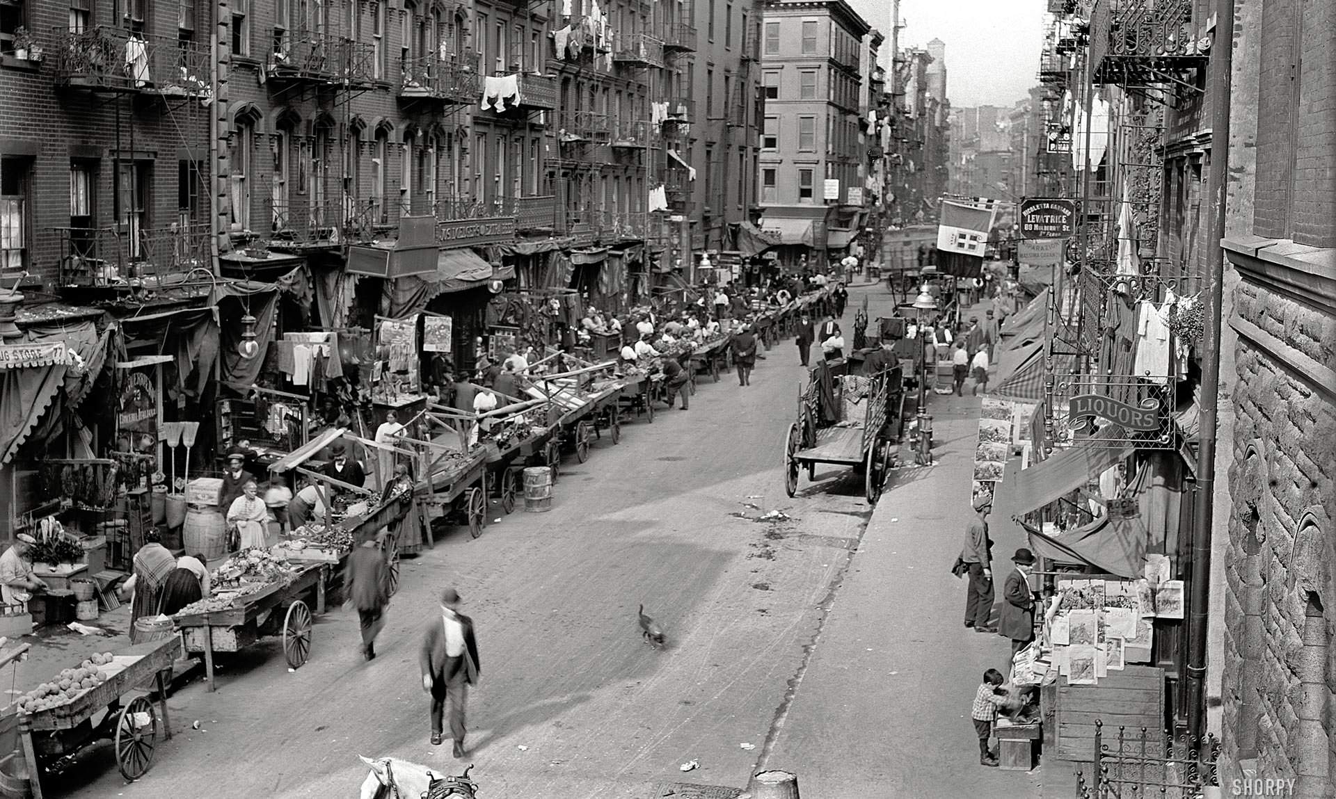 l-i Mulberry Street, New York 1905